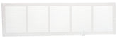 GRILLE SIDEWALL WHITE 30INX8IN